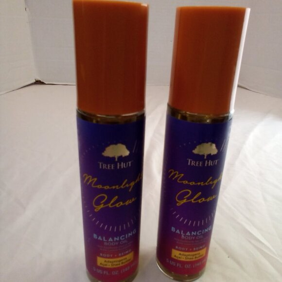 Tree Hut Moonlight Glow Balancing Body Oil 5 OZ Lot of 2 - Picture 3 of 9